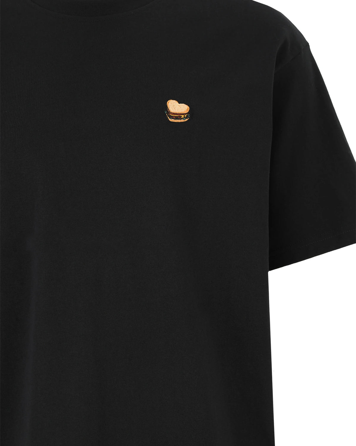 Burger Heart T-Shirt  black | Bildmaterial bereitgestellt von SHOES.PLEASE.