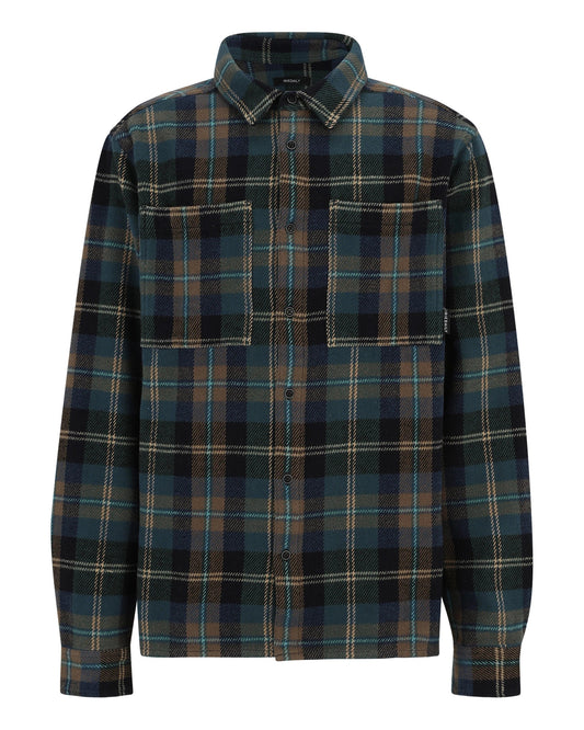 Chillax Lumber Shirt  cara black