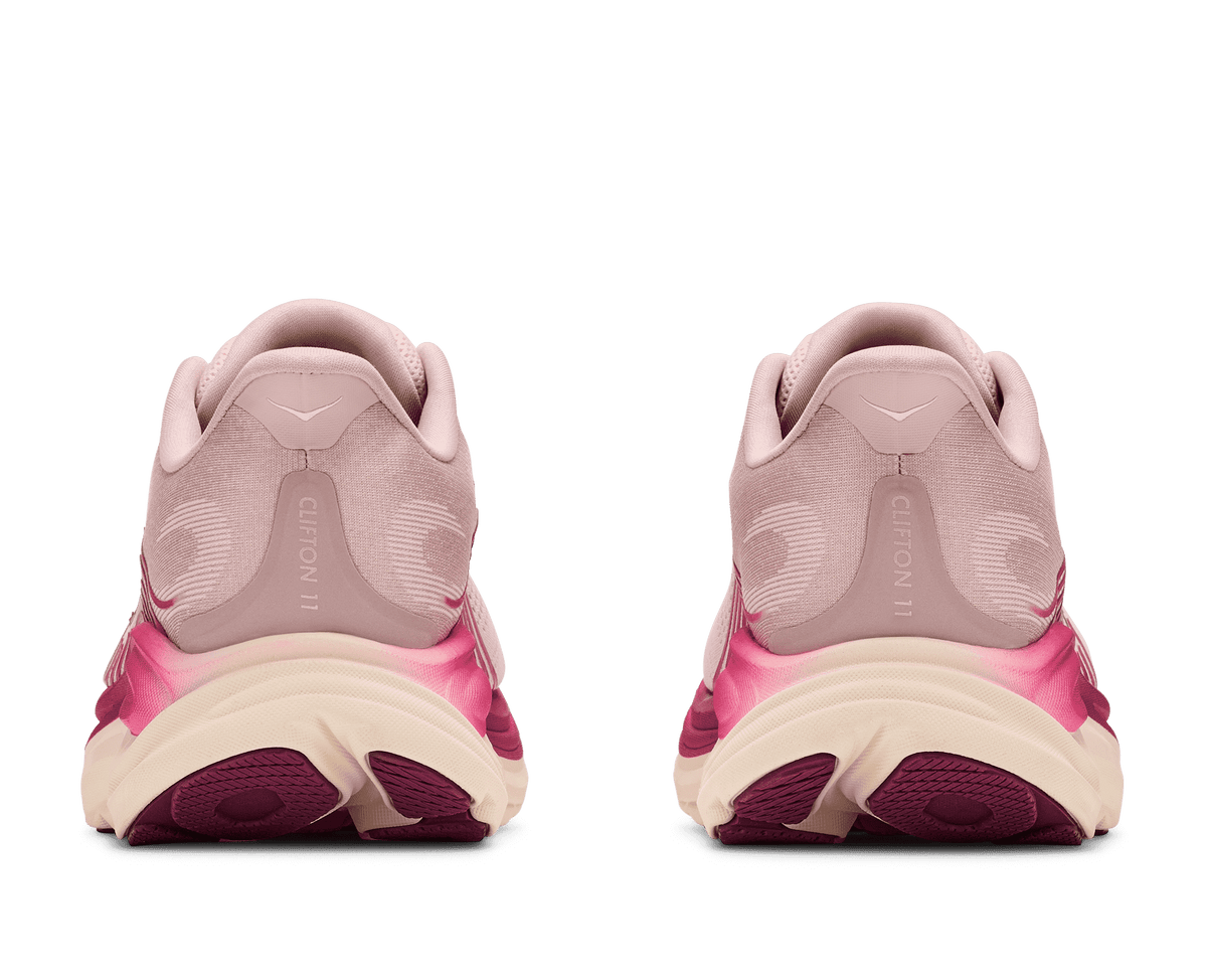 HOKA Laufschuhe Damen Clifton 11 rosa | Bildmaterial bereitgestellt von SHOES.PLEASE.