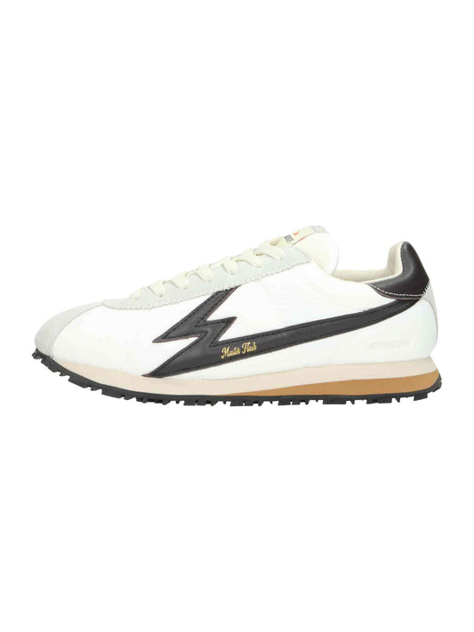 W Black Logo And Details white flash