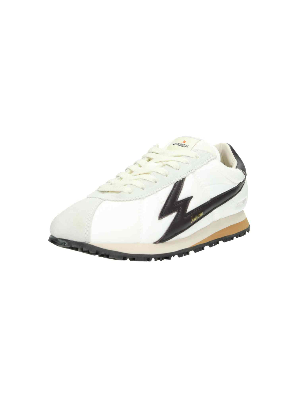 W Black Logo And Details white flash | Bildmaterial bereitgestellt von SHOES.PLEASE.