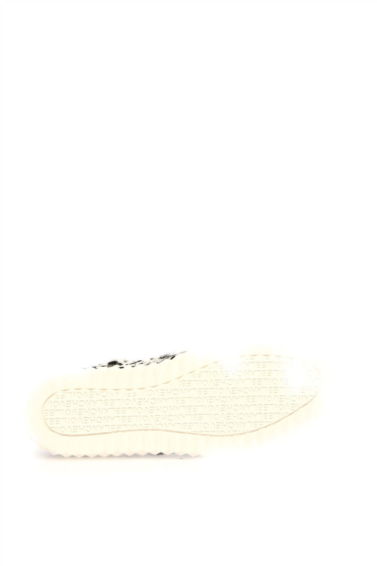 Ines Fur Horse Gazelle/Calf black white | Bildmaterial bereitgestellt von SHOES.PLEASE.