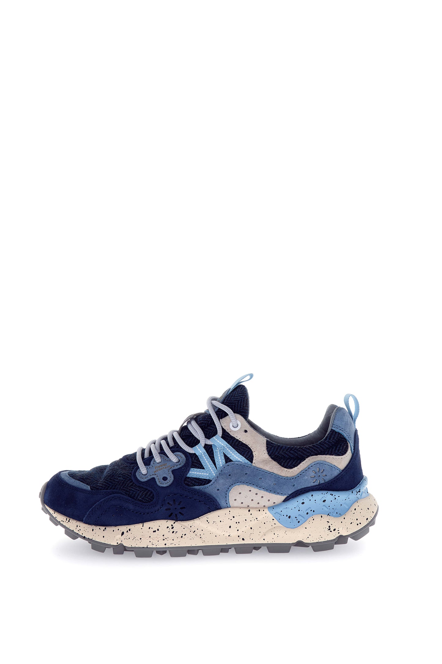 Yamano 3 Man Suede/Woolen Knitting Herrigbone black light blue o | Bildmaterial bereitgestellt von SHOES.PLEASE.