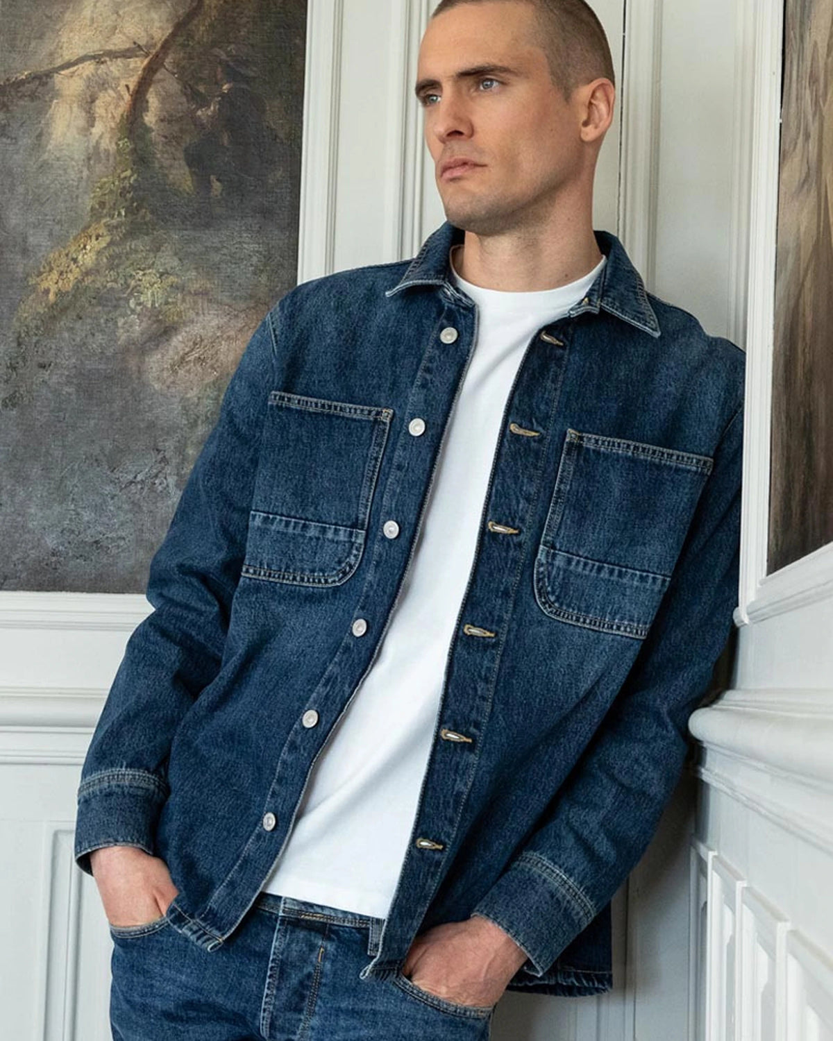 Homme Surchemise Hisa Chemise blue | Bildmaterial bereitgestellt von SHOES.PLEASE.