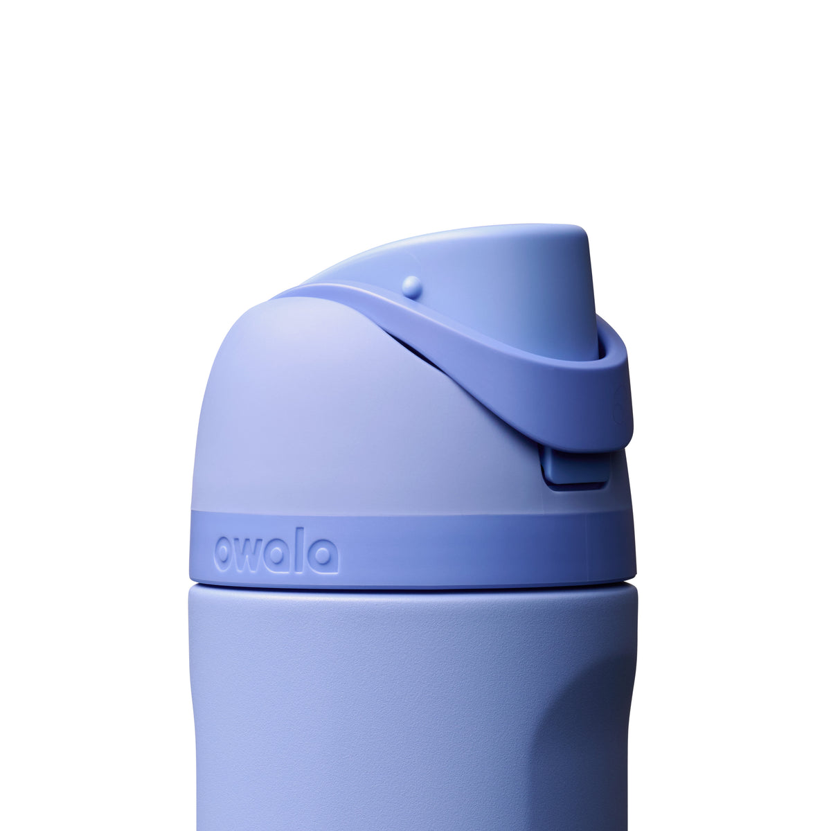 Owala FreeSip Trinkflasche 710 ml in Out of the Blue – Detailansicht des Deckels | Bildmaterial bereitgestellt von SHOES.PLEASE.