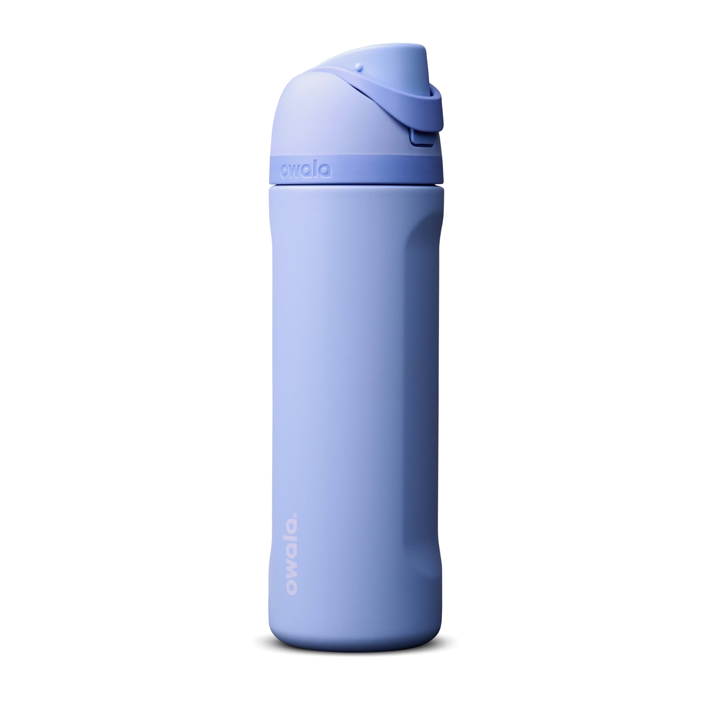 Owala FreeSip Trinkflasche 710 ml in Out of the Blue – ganze Flasche von vorne | Bildmaterial bereitgestellt von SHOES.PLEASE.