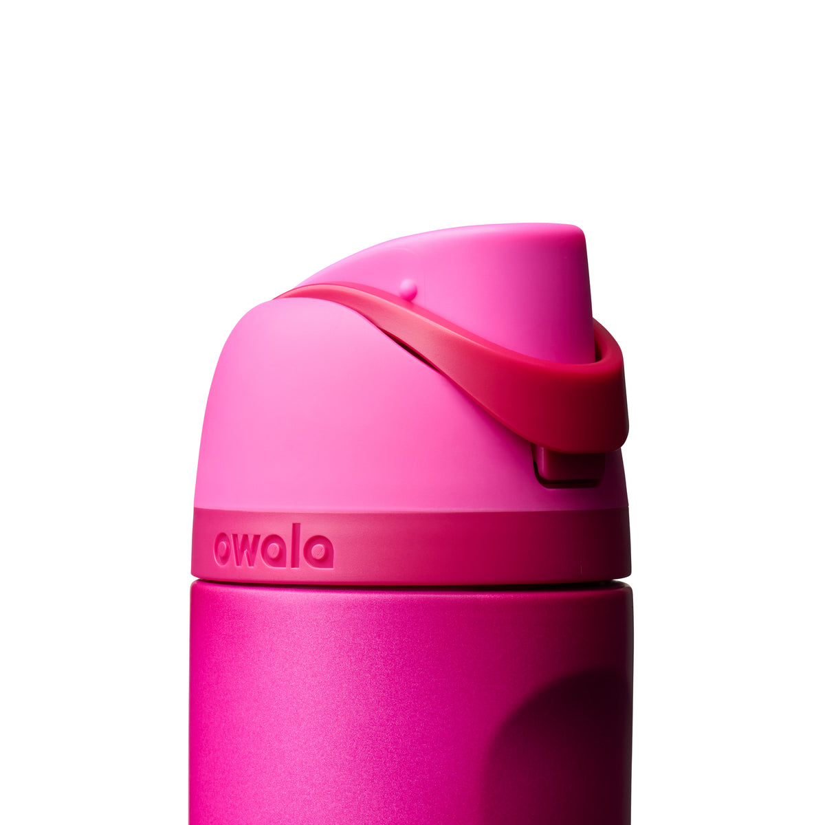 Owala FreeSip Trinkflasche 710 ml in Read My Lips – Detailansicht des Deckels | Bildmaterial bereitgestellt von SHOES.PLEASE.