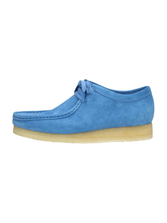 Wallabee blue suede