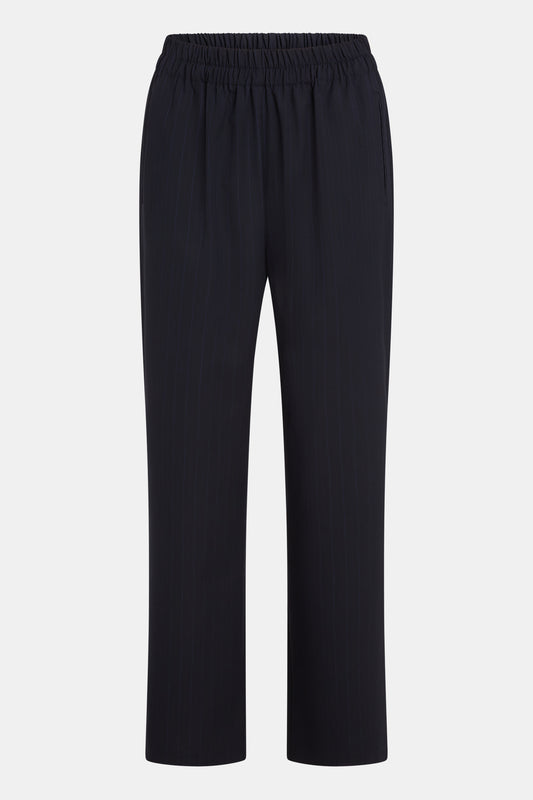 W25N1632 Trousers navy stripe