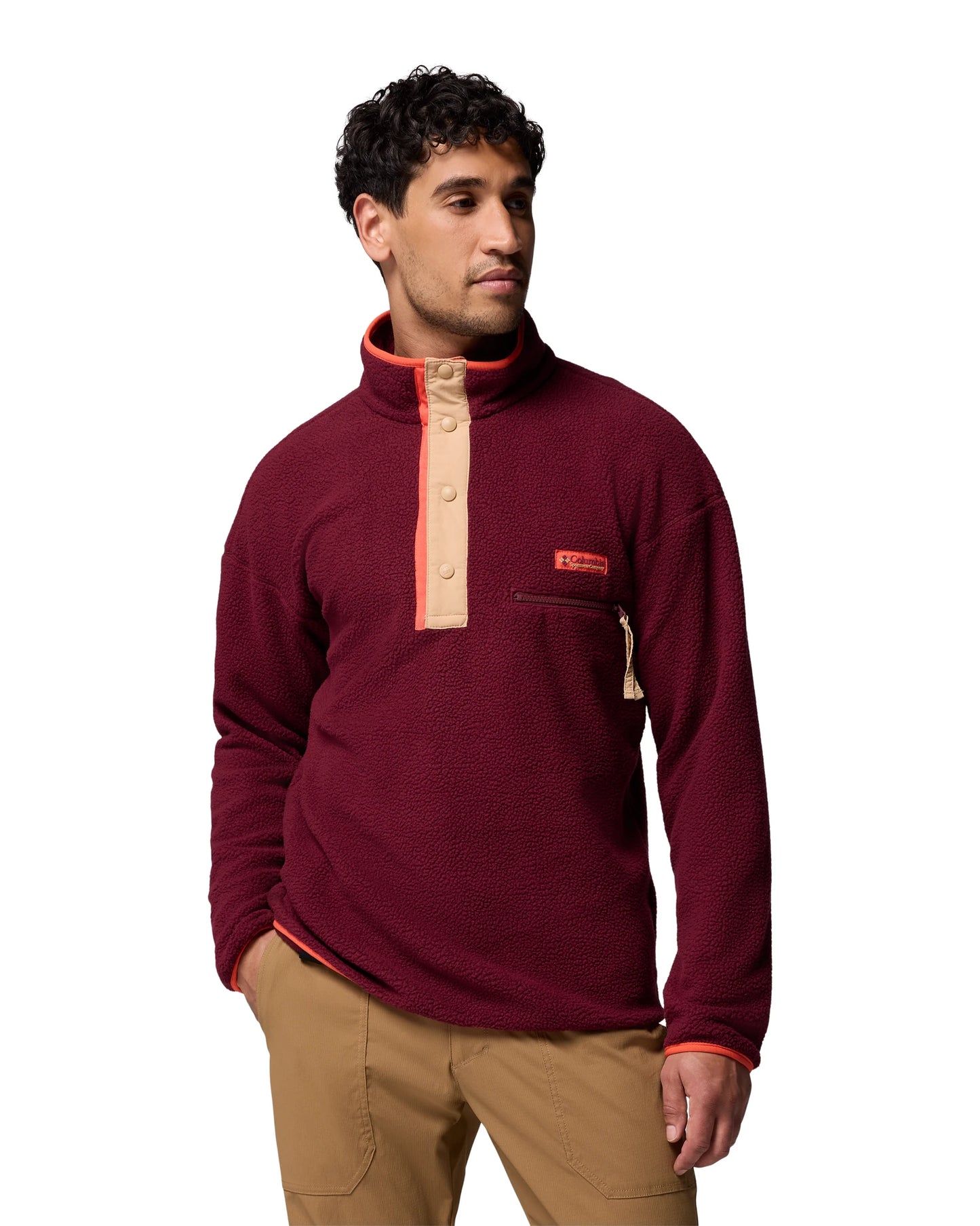 AM5780 Helvetia II Half Snap Fleece rich wine | Bildmaterial bereitgestellt von SHOES.PLEASE.
