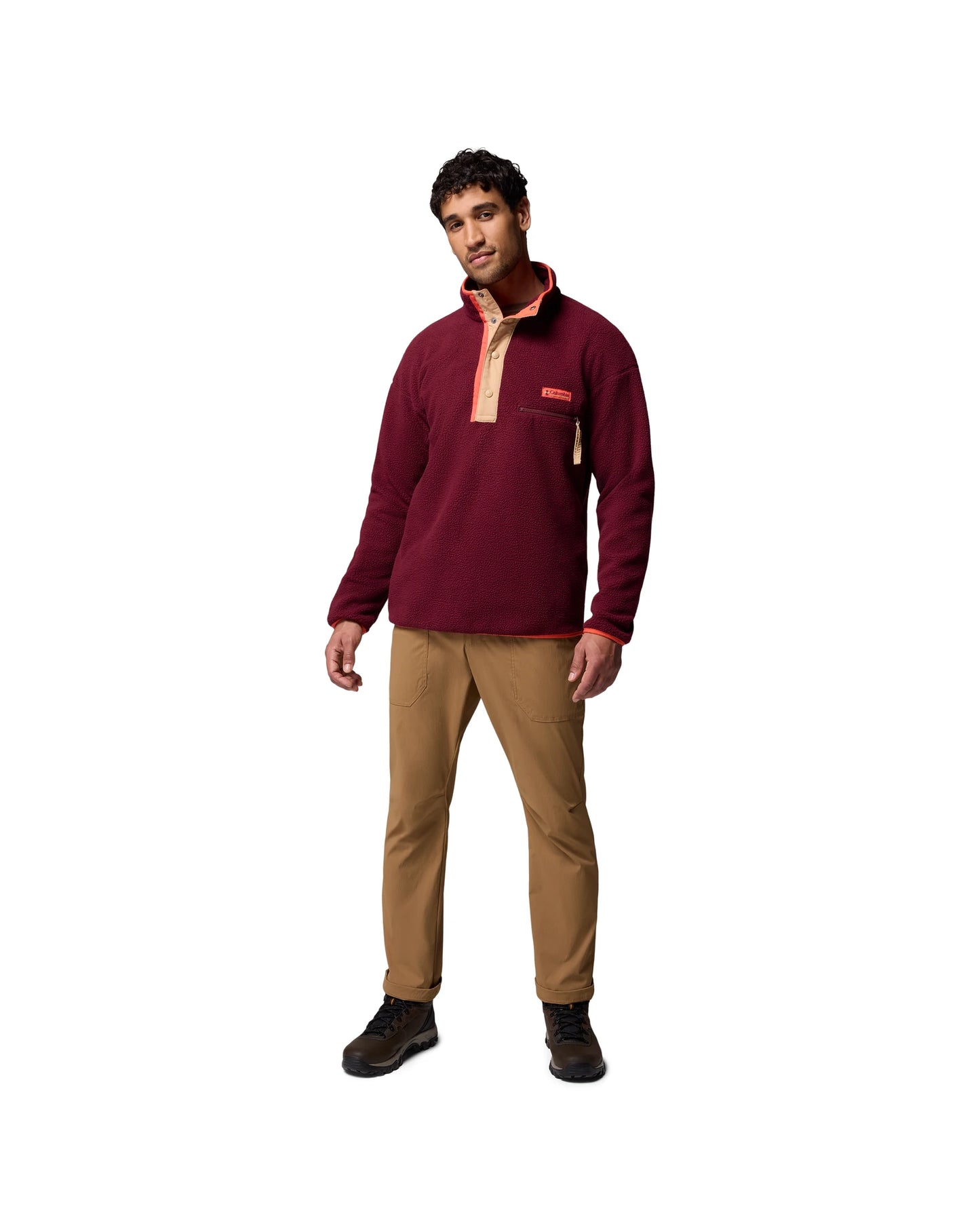 AM5780 Helvetia II Half Snap Fleece rich wine | Bildmaterial bereitgestellt von SHOES.PLEASE.