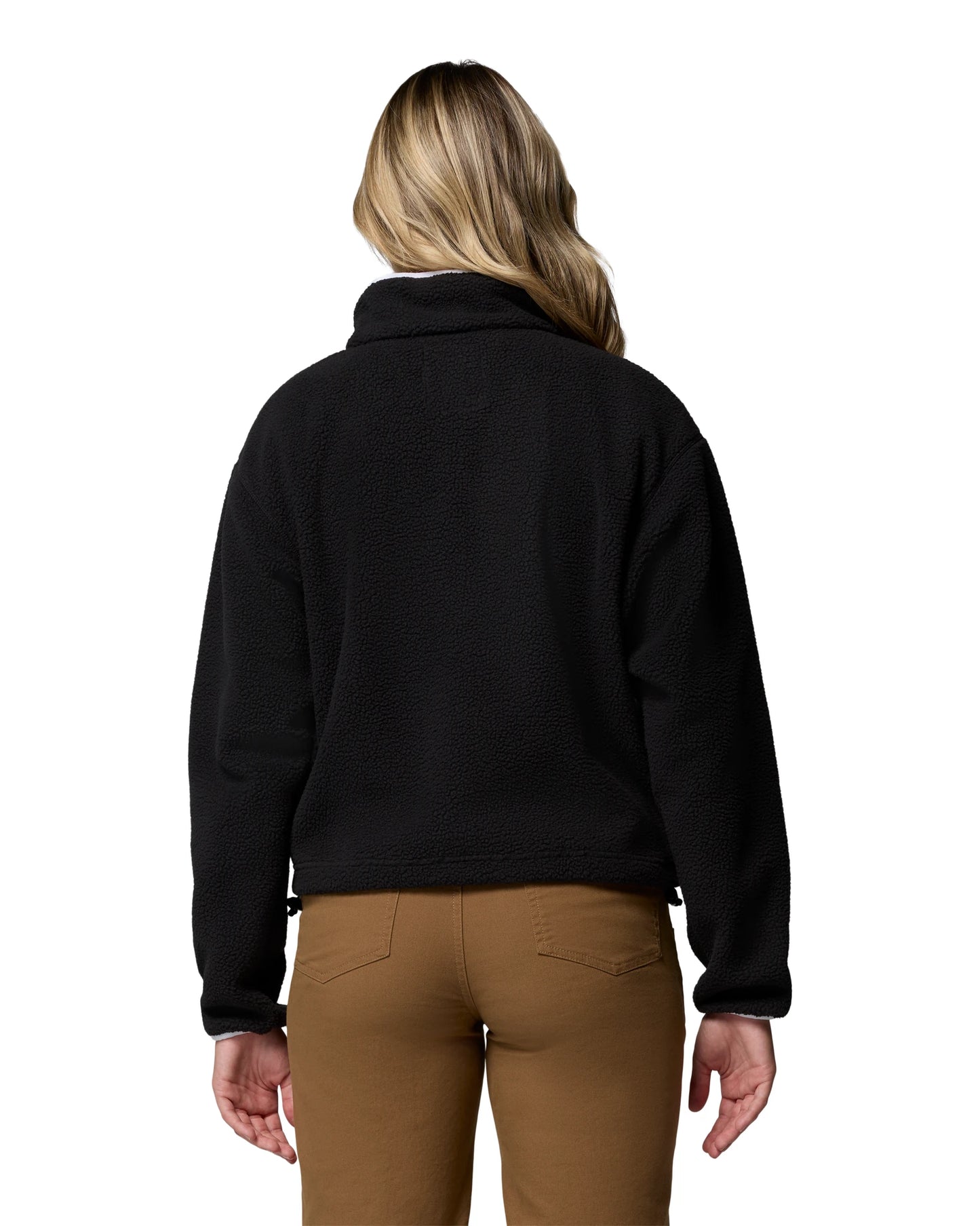 AL7330 Helvetia II Cropped Half Snap Fleece black | Bildmaterial bereitgestellt von SHOES.PLEASE.