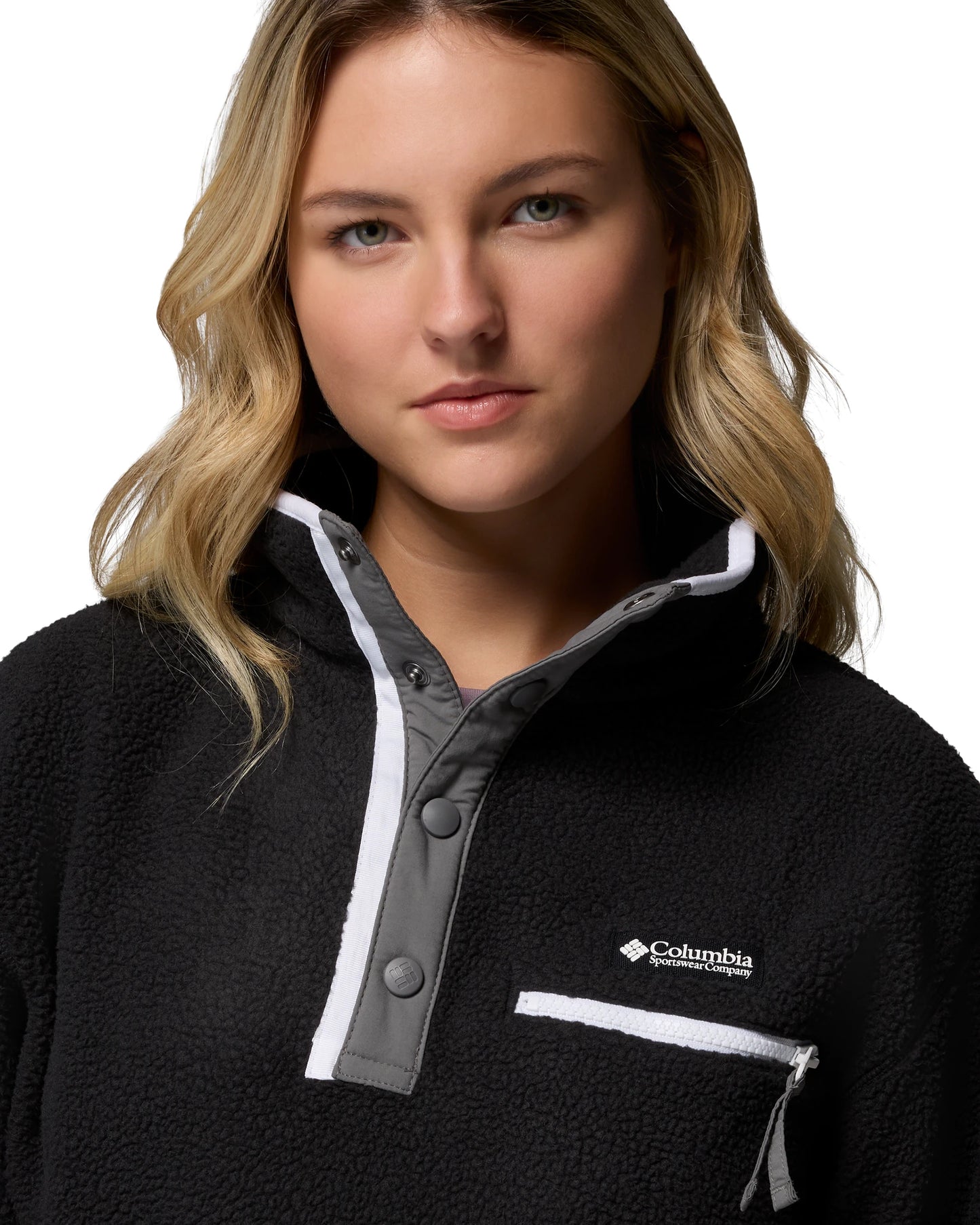 AL7330 Helvetia II Cropped Half Snap Fleece black | Bildmaterial bereitgestellt von SHOES.PLEASE.