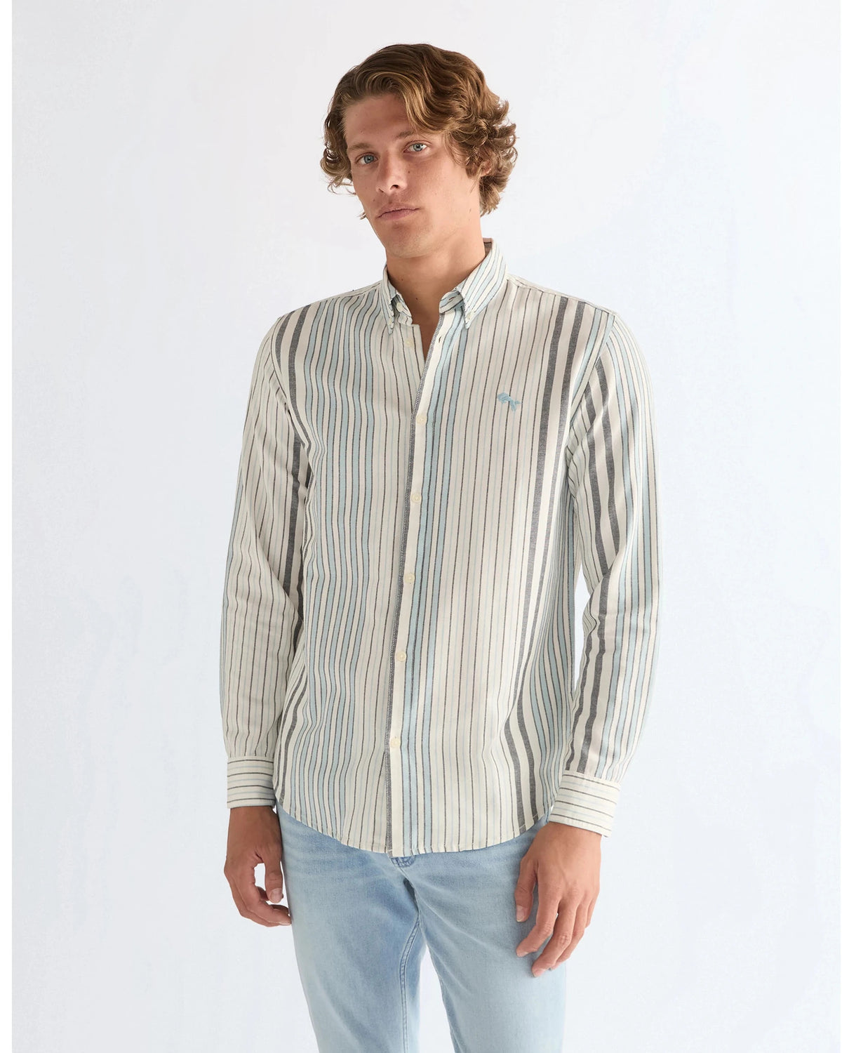 OXFORD SHIRT white blue | Bildmaterial bereitgestellt von SHOES.PLEASE.