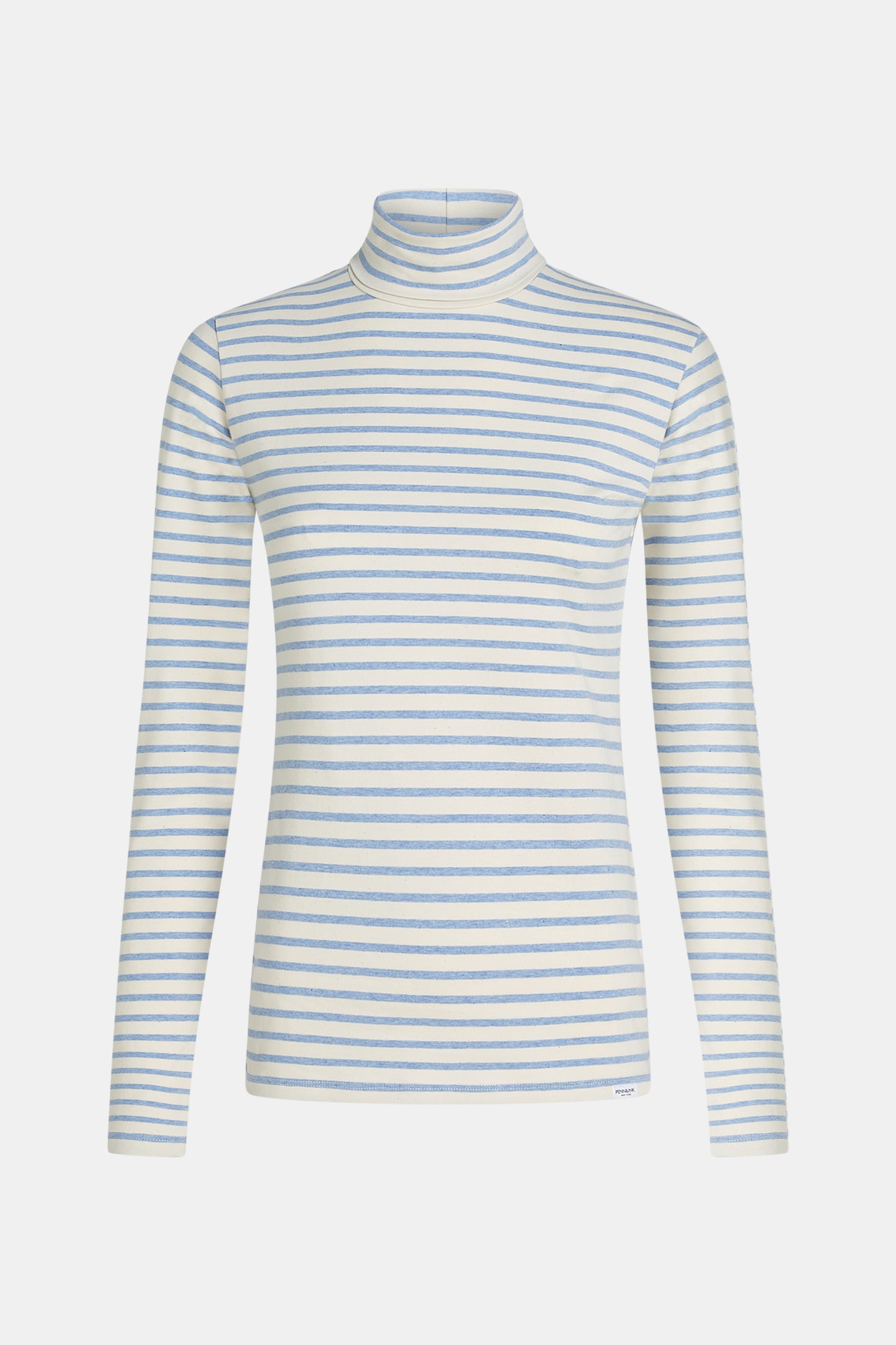 W25F1758LTD Longsleeve stripe blue mel./ecru | Bildmaterial bereitgestellt von SHOES.PLEASE.