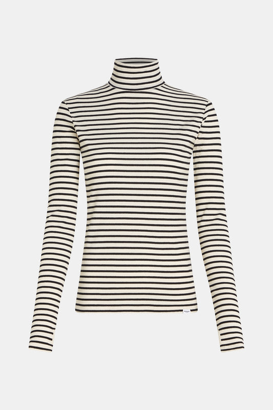 W25F1761LTD Longsleeve stripe ecru/black