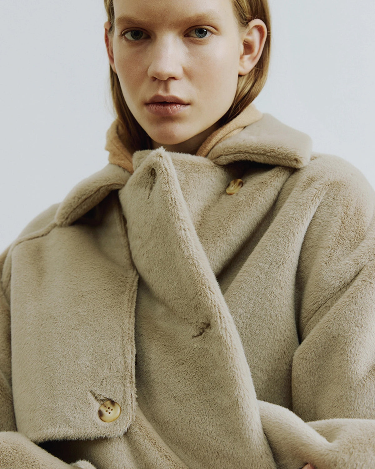 Cley Cropped Trench Jacket mink | Bildmaterial bereitgestellt von SHOES.PLEASE.