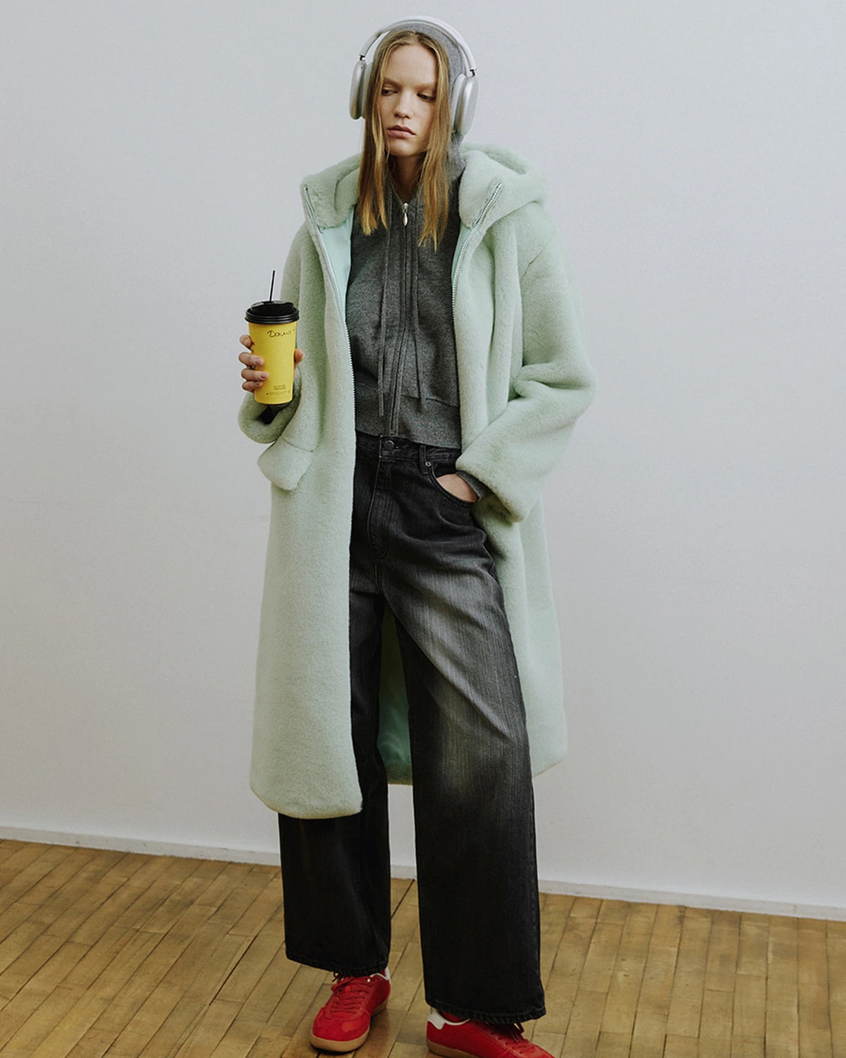 Comely L Hoody Zipup Coat lightmintgreen | Bildmaterial bereitgestellt von SHOES.PLEASE.
