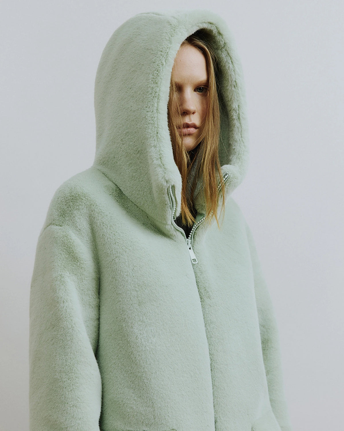 Comely L Hoody Zipup Coat lightmintgreen | Bildmaterial bereitgestellt von SHOES.PLEASE.