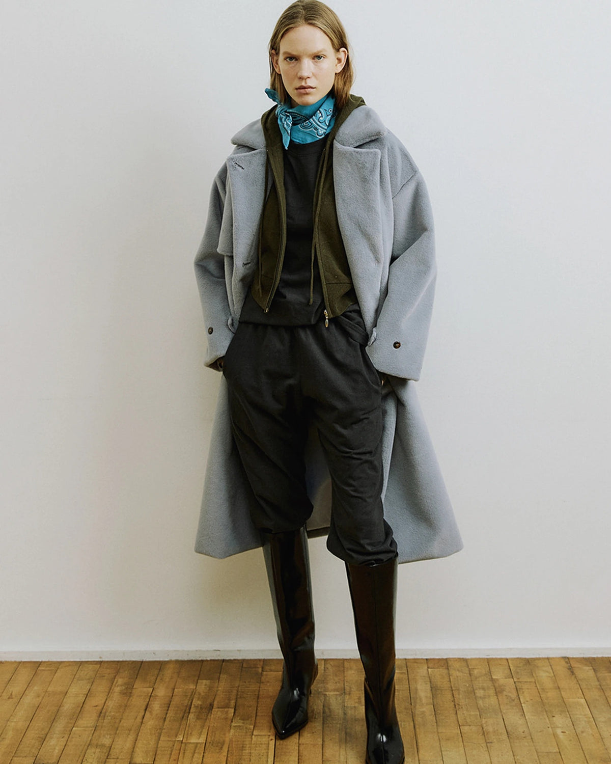 Jan Trench Coat steel | Bildmaterial bereitgestellt von SHOES.PLEASE.