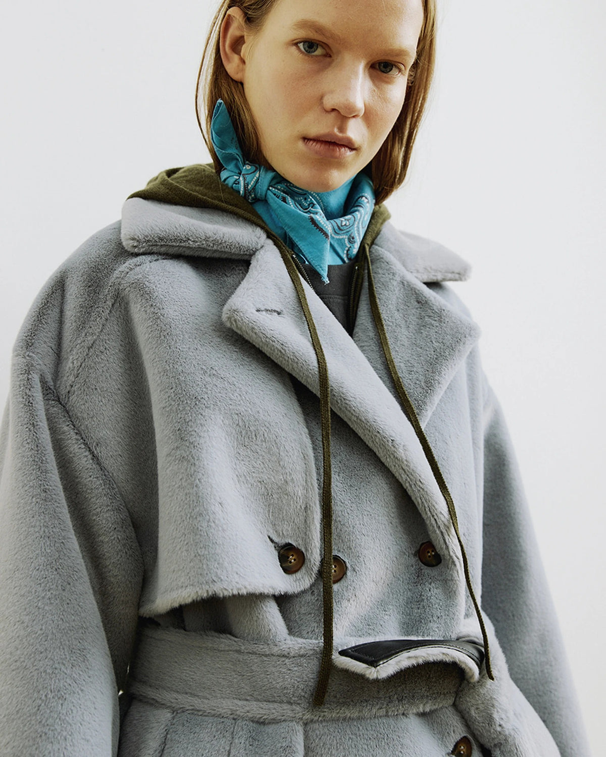 Jan Trench Coat steel | Bildmaterial bereitgestellt von SHOES.PLEASE.