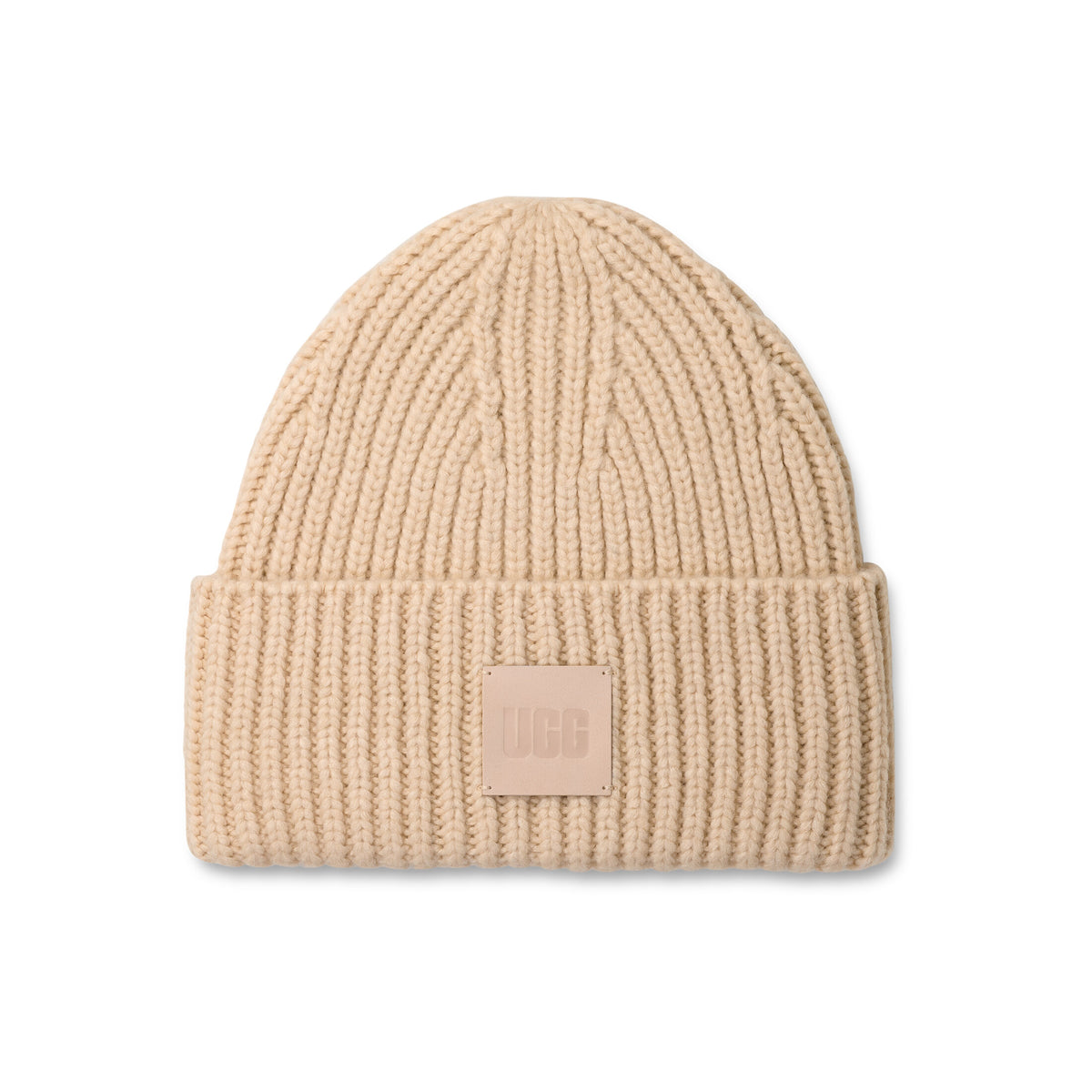 U Chunky Rib Beanie cream | Bildmaterial bereitgestellt von SHOES.PLEASE.