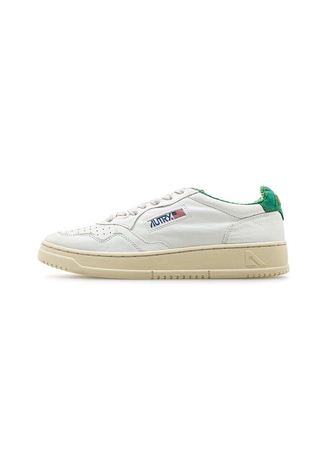 Autry 01 Low Men Goat/Spo wht/grn | Bildmaterial bereitgestellt von SHOES.PLEASE.