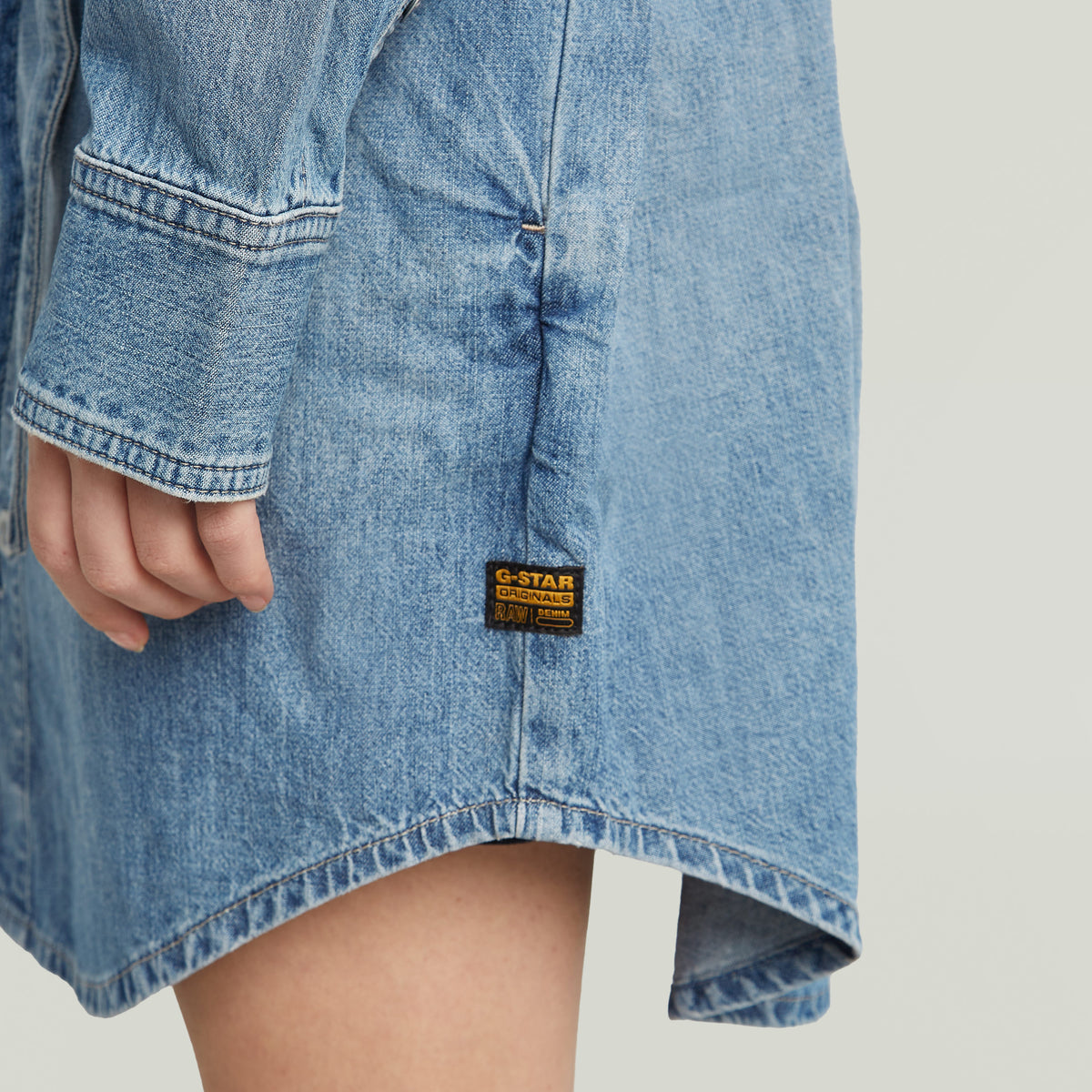 Belted Shirt Dress l\s wmn lt wt ravi denim | Bildmaterial bereitgestellt von SHOES.PLEASE.