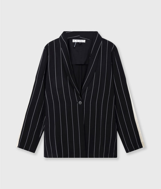 Blazer Pinstripe black