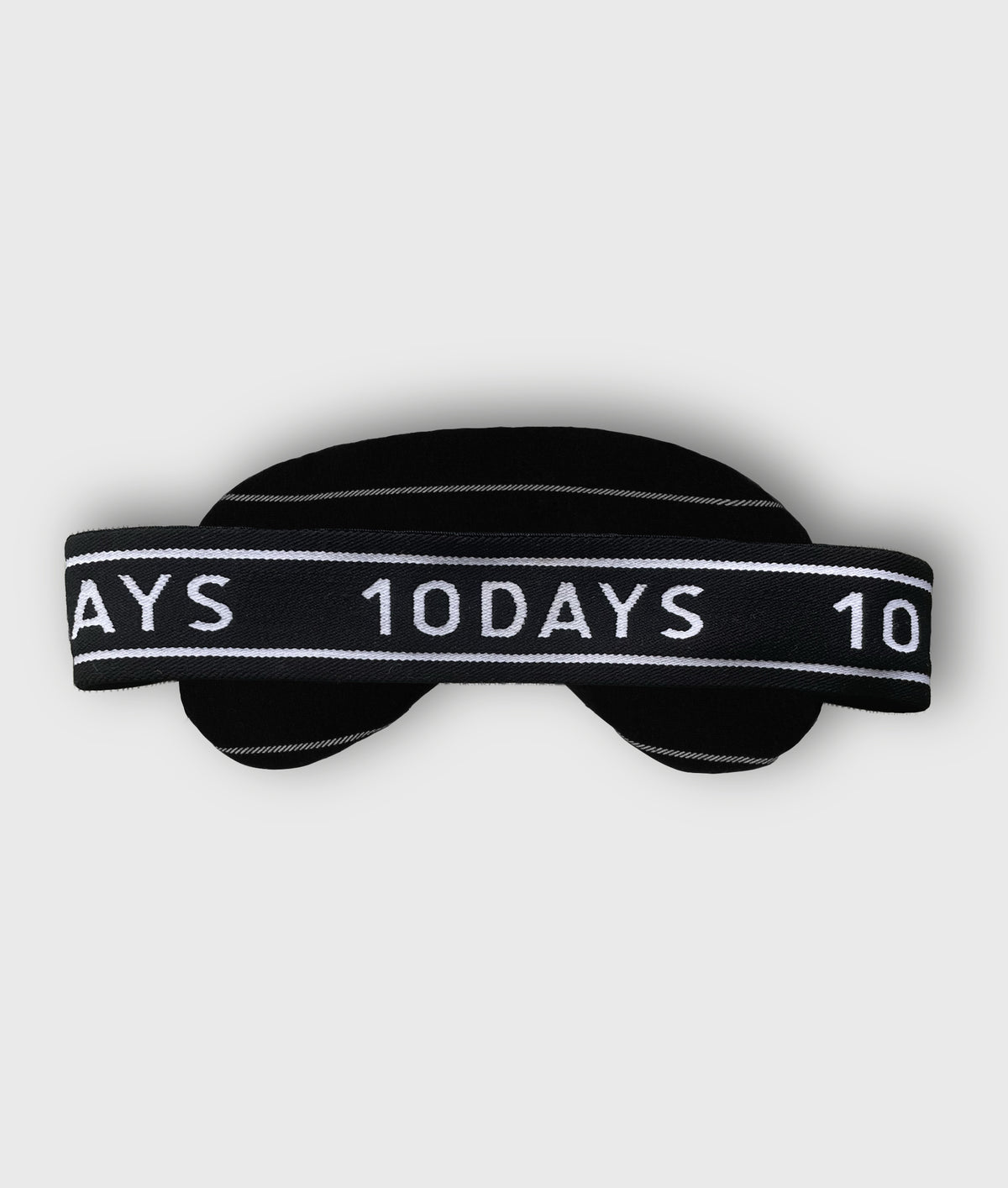 Fleece Eye Mask Stripes black | Bildmaterial bereitgestellt von SHOES.PLEASE.