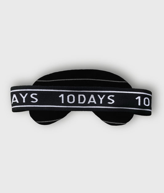 Fleece Eye Mask Stripes black