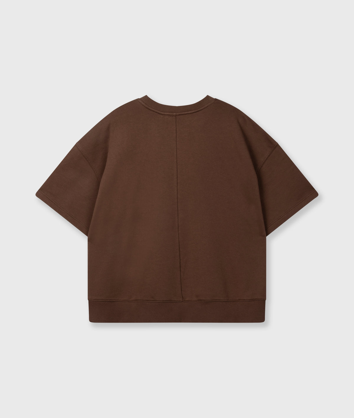 Short Sleeve Sweater dark truffle | Bildmaterial bereitgestellt von SHOES.PLEASE.