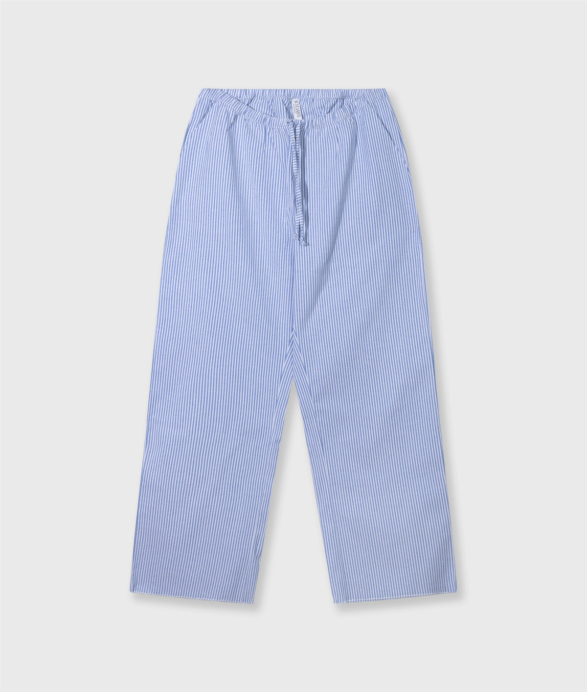 Cotton Pants Stripes white/steel blue | Bildmaterial bereitgestellt von SHOES.PLEASE.