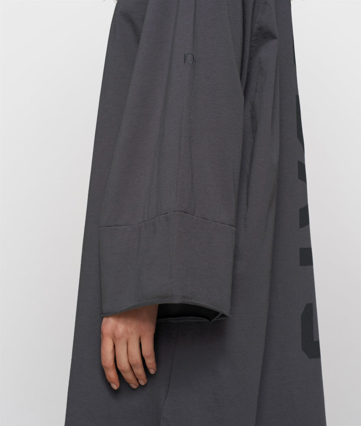 Jersey Logo Dress steel blue | Bildmaterial bereitgestellt von SHOES.PLEASE.