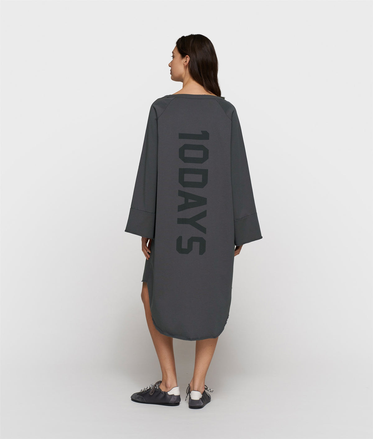 Jersey Logo Dress steel blue | Bildmaterial bereitgestellt von SHOES.PLEASE.