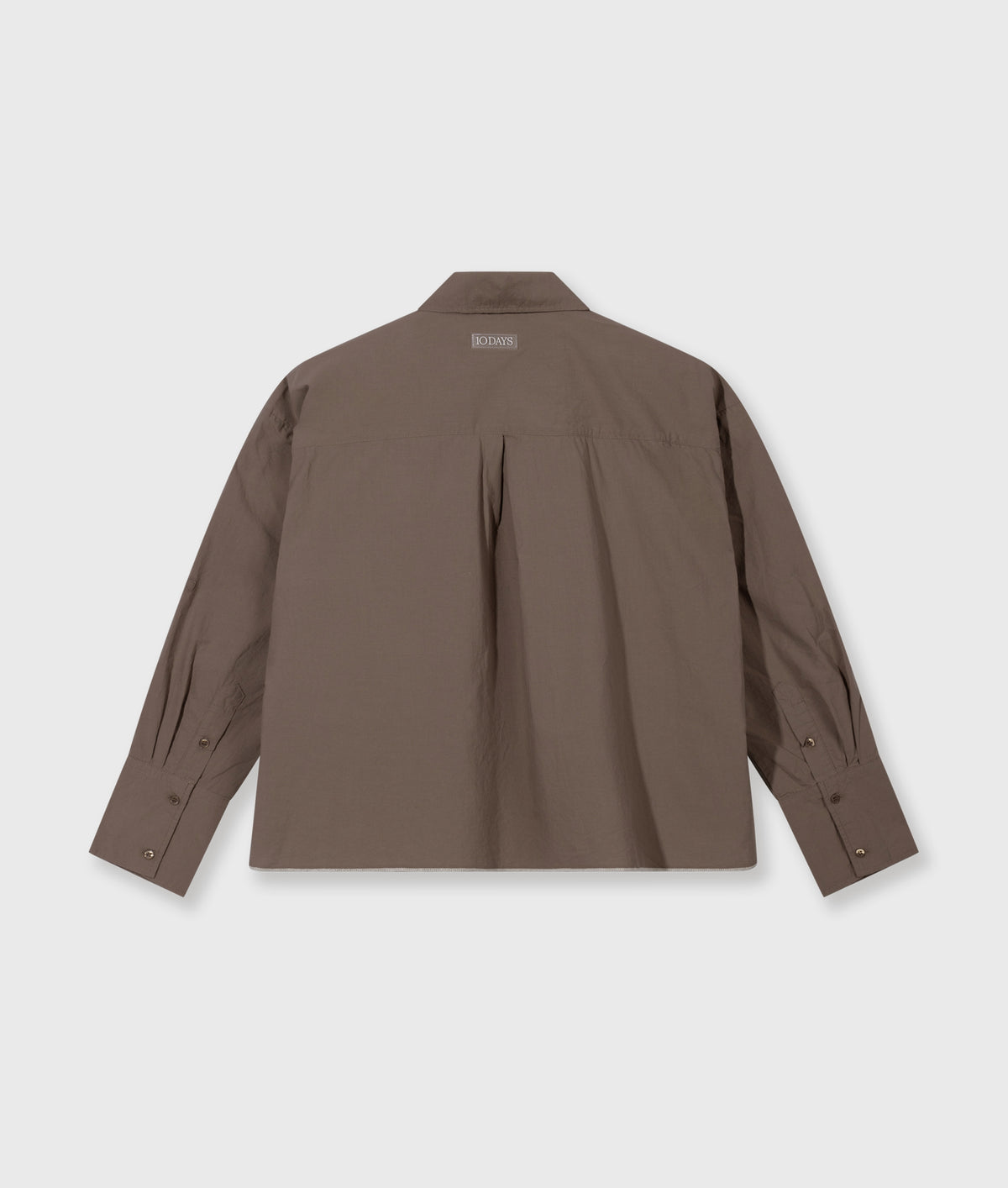 Cropped Shirt Poplin moonrock | Bildmaterial bereitgestellt von SHOES.PLEASE.