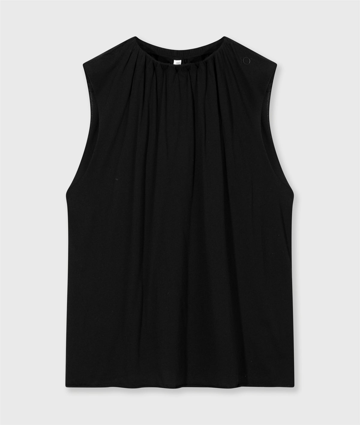 Pleated Top Jersey black | Bildmaterial bereitgestellt von SHOES.PLEASE.