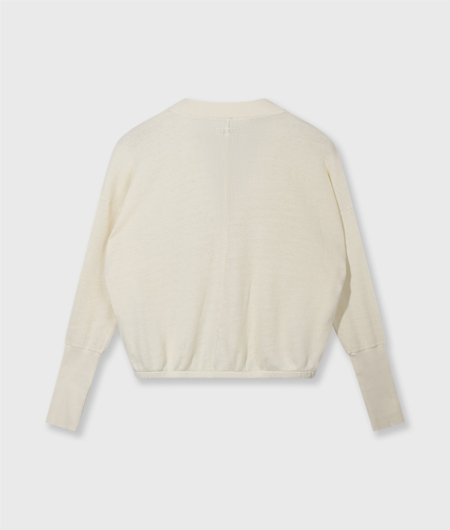 V-Neck Cardigan Mesh soft vanilia | Bildmaterial bereitgestellt von SHOES.PLEASE.