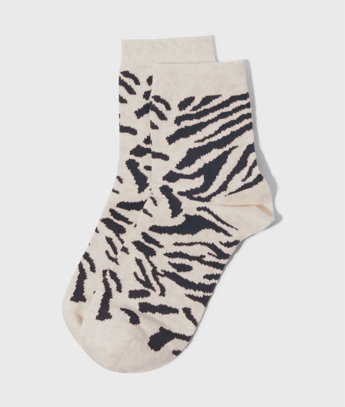Socks Zebra soft white melee | Bildmaterial bereitgestellt von SHOES.PLEASE.