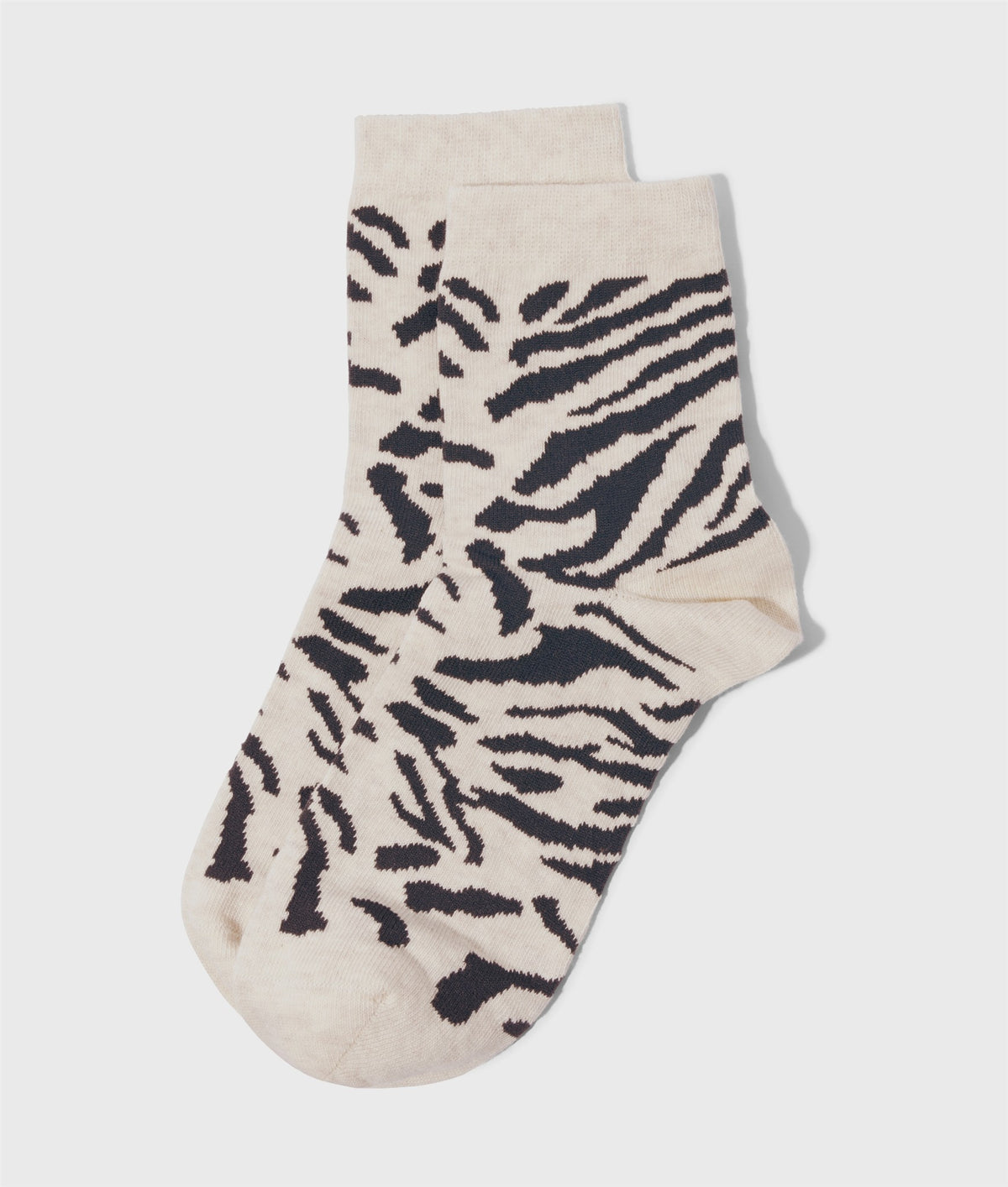 Socks Zebra soft white melee | Bildmaterial bereitgestellt von SHOES.PLEASE.