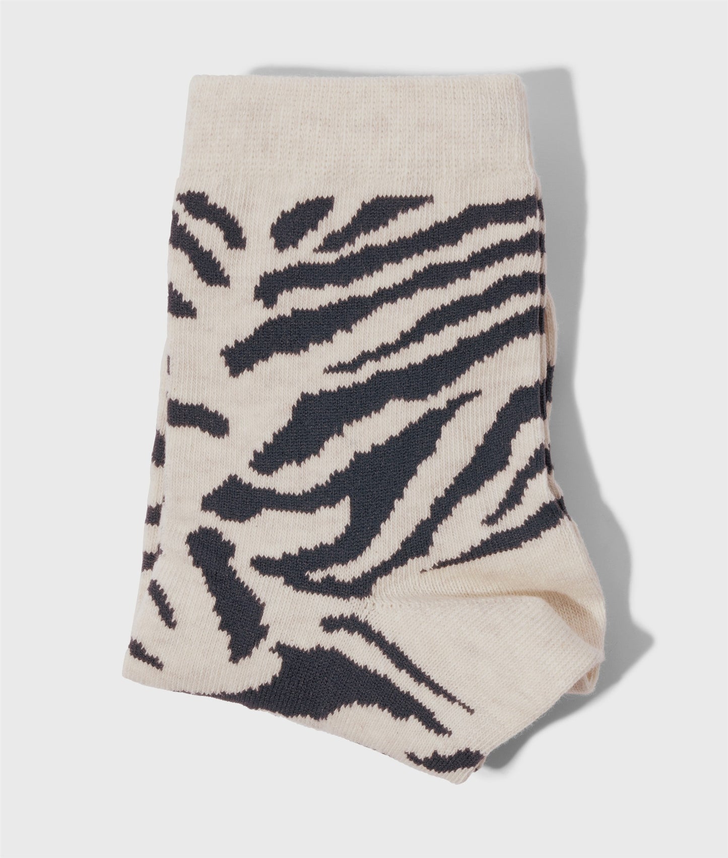 Socks Zebra soft white melee | Bildmaterial bereitgestellt von SHOES.PLEASE.