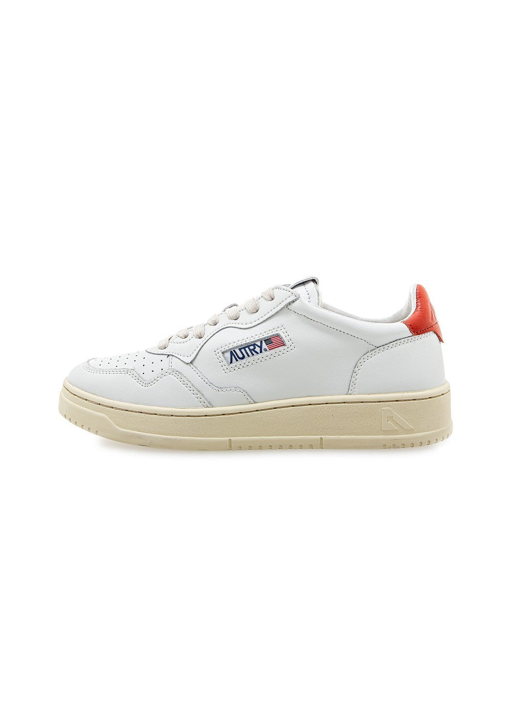 AUTRY 01 LOW MAN LEAT/LEAT white/rust | Bildmaterial bereitgestellt von SHOES.PLEASE.