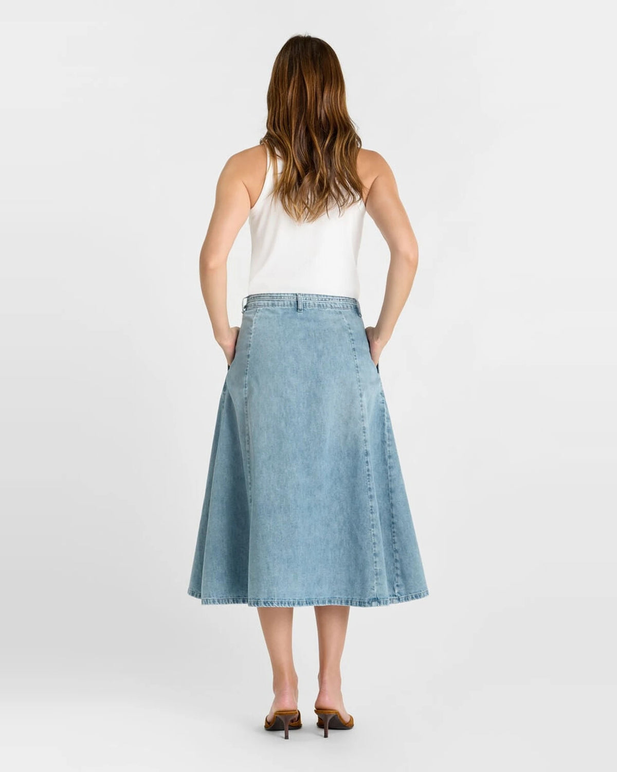 Femme JUPE ANETTE blue | Bildmaterial bereitgestellt von SHOES.PLEASE.