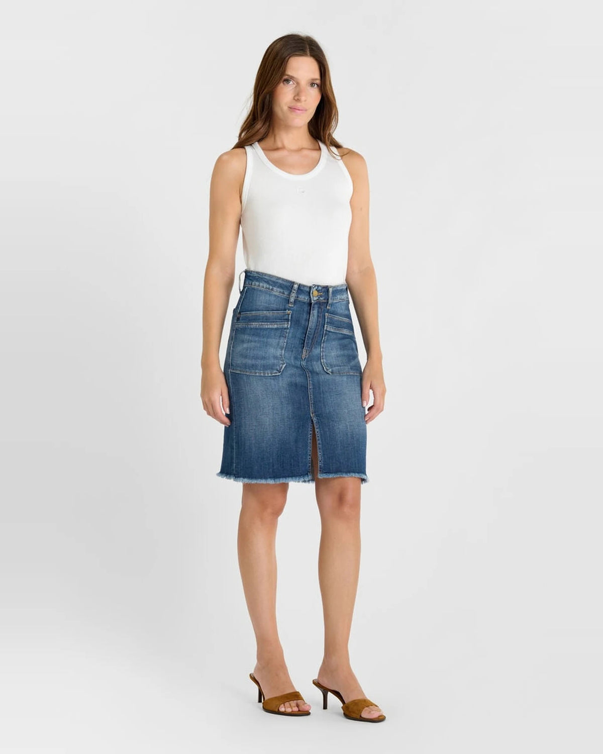 Femme JUPE SIVIA blue | Bildmaterial bereitgestellt von SHOES.PLEASE.