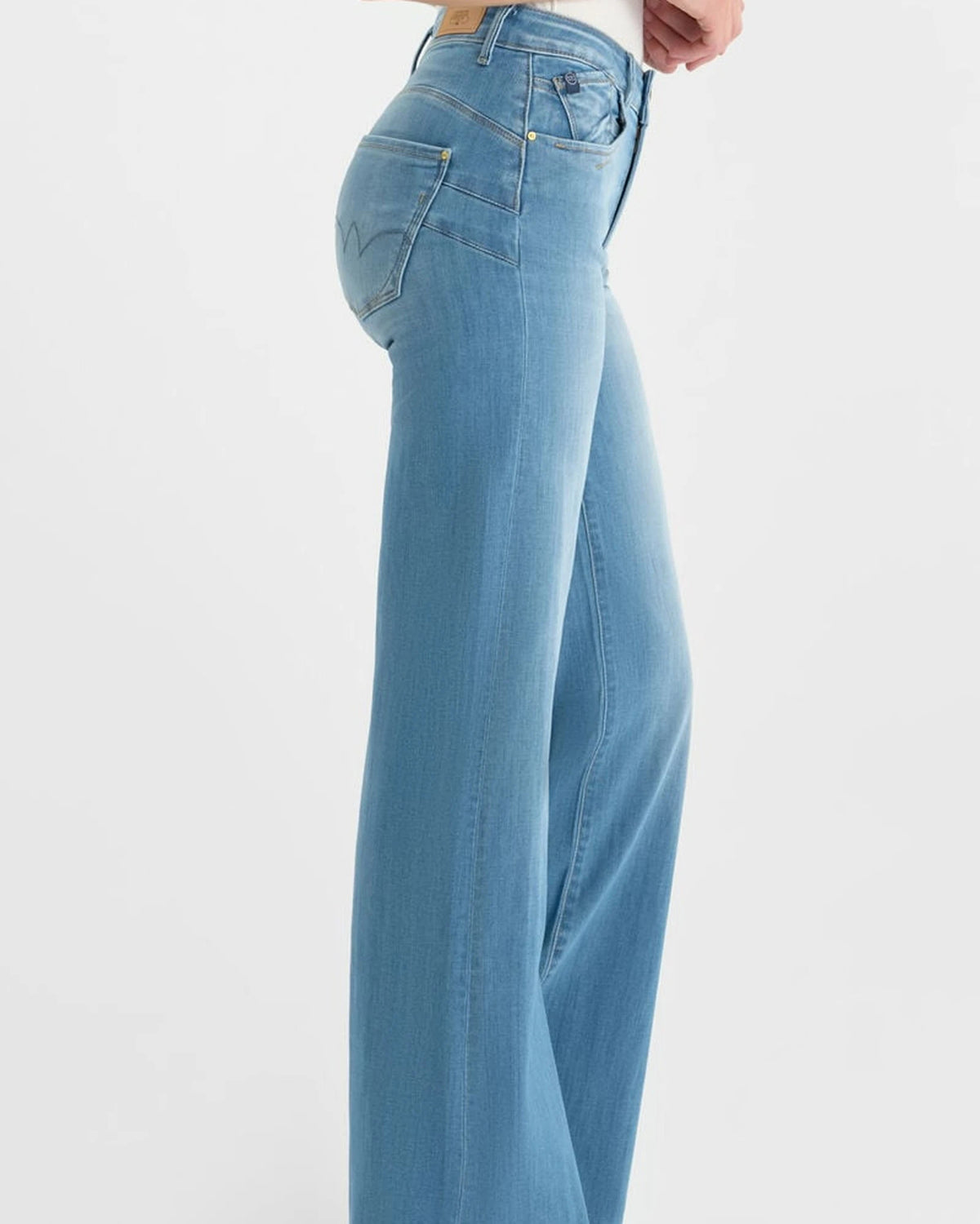 Femme JEAN PULP HIGH FLARE AXIS blue | Bildmaterial bereitgestellt von SHOES.PLEASE.