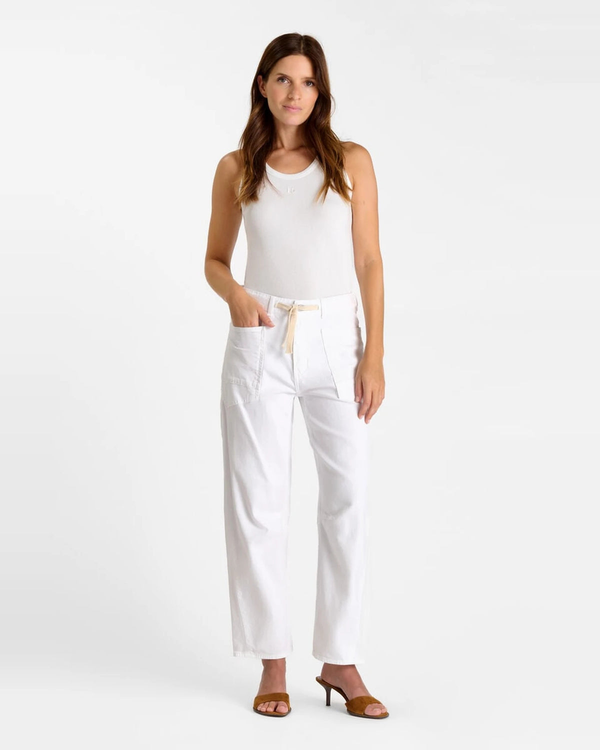 Femme PANTALON MADIE white | Bildmaterial bereitgestellt von SHOES.PLEASE.