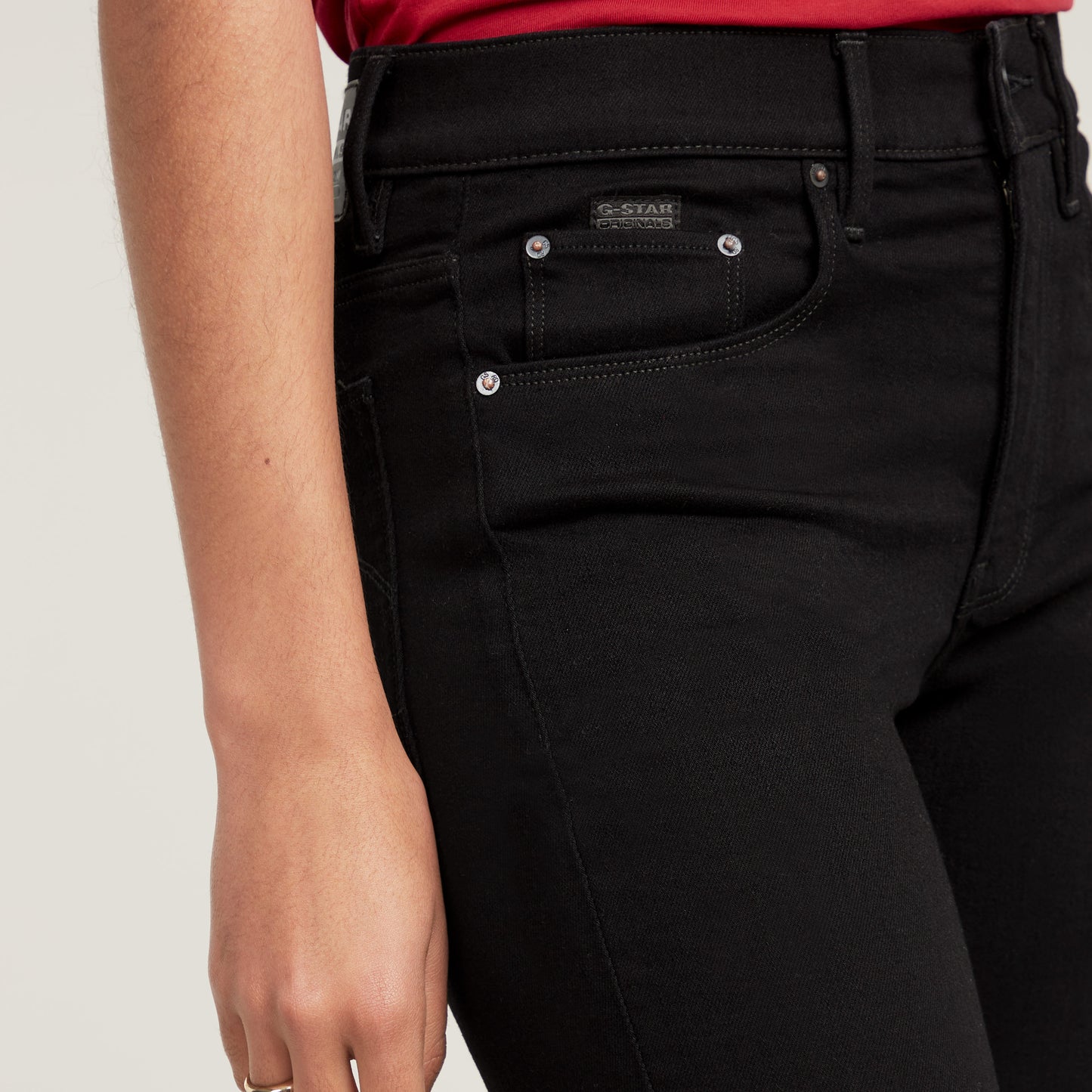 3301 Skinny Wmn Elto nero blk f superstretch o pitch black | Bildmaterial bereitgestellt von SHOES.PLEASE.