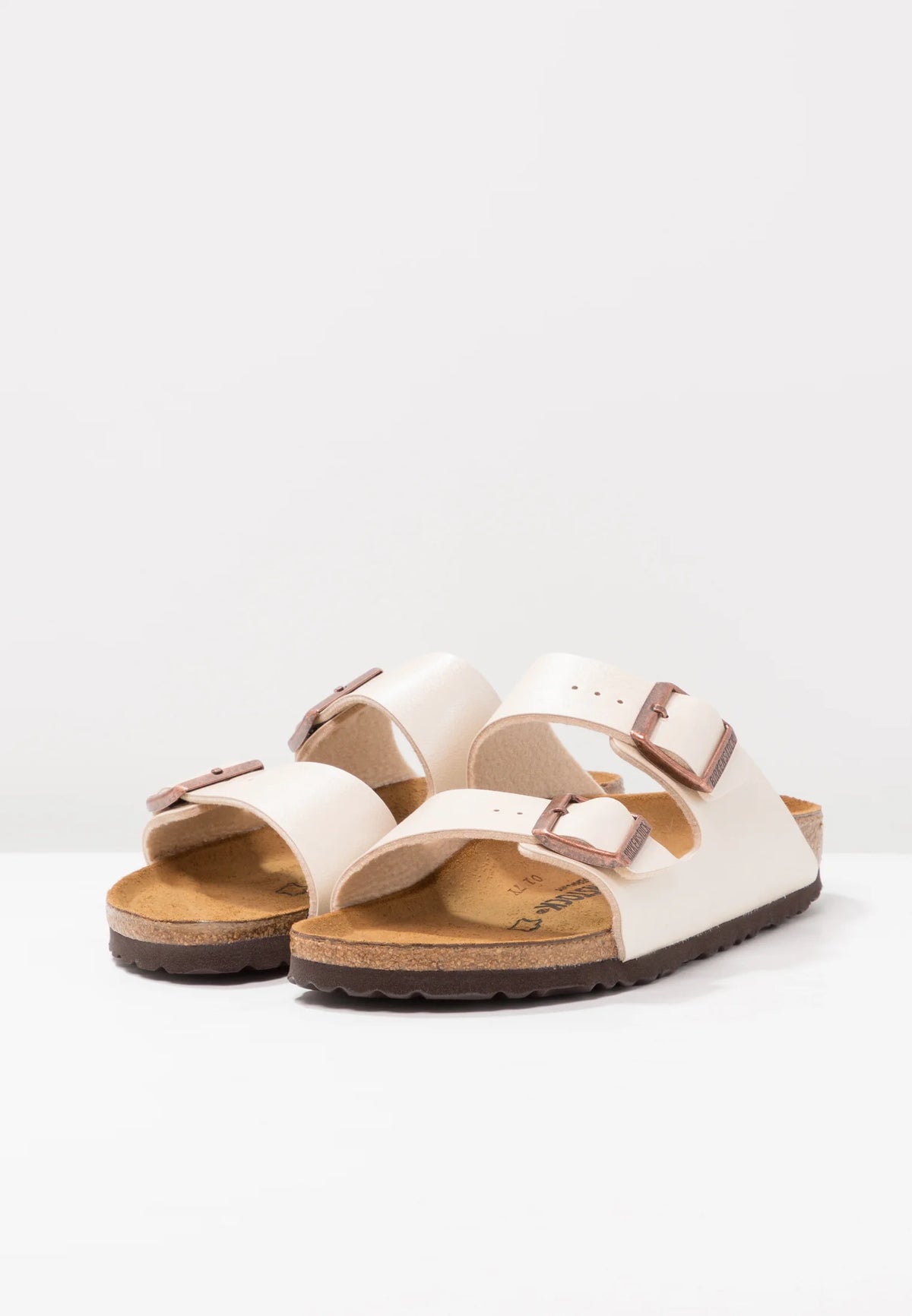Arizona Birko-Flor Women Narrow graceful pearl white | Bildmaterial bereitgestellt von SHOES.PLEASE.