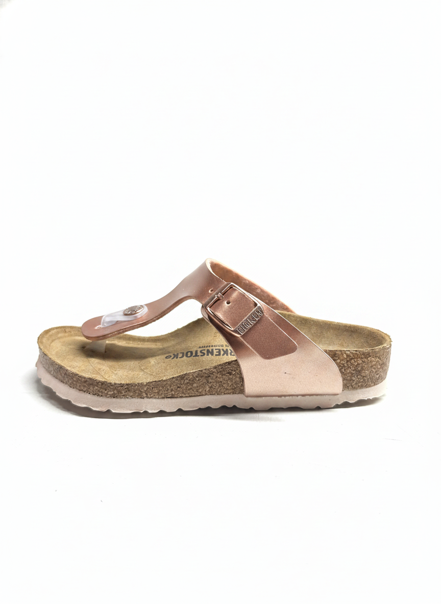 Gizeh Kids Birko-Flor Narrow electric metallic copper | Bildmaterial bereitgestellt von SHOES.PLEASE.