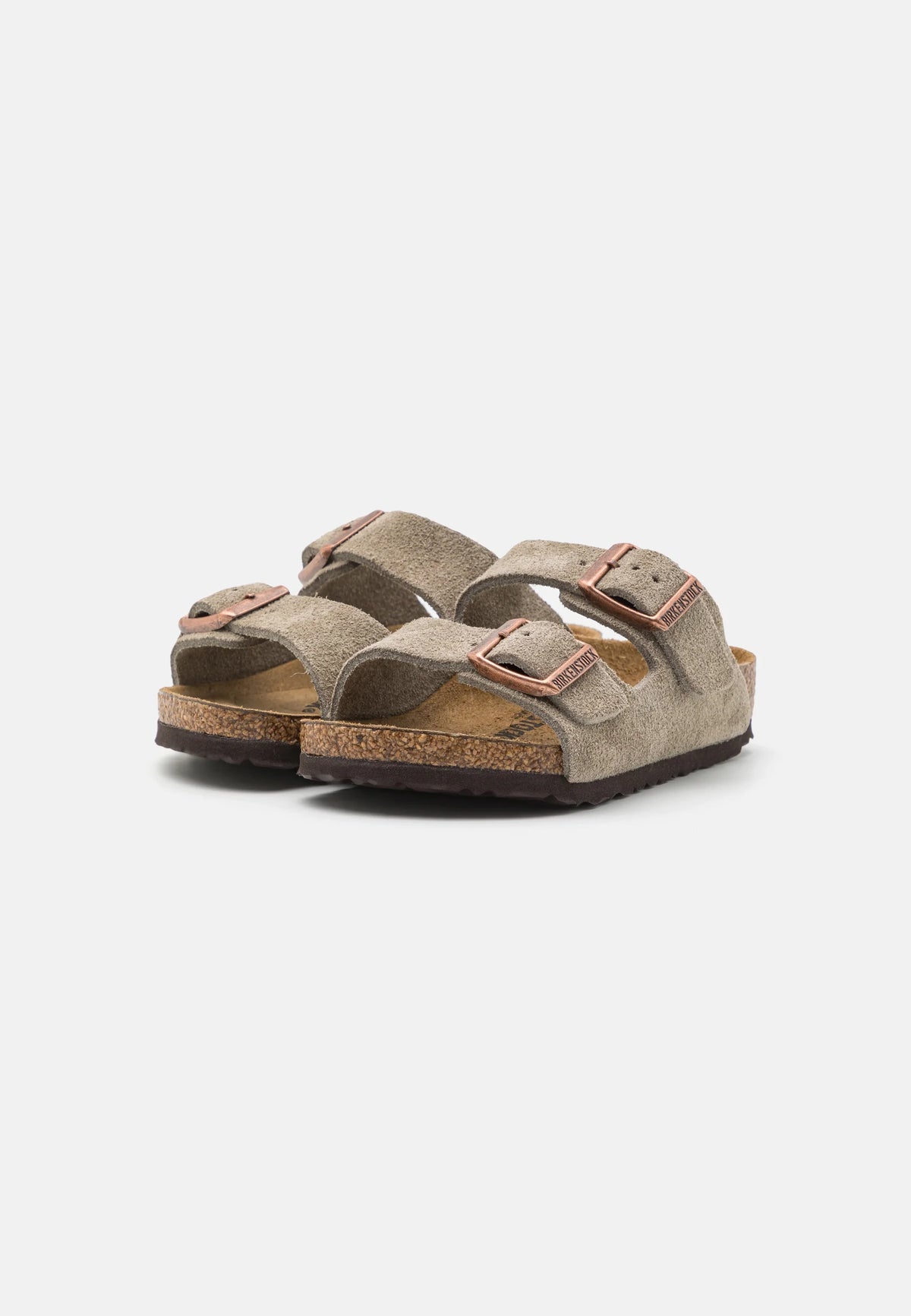 Arizona Kids Suede Leather Narrow taupe | Bildmaterial bereitgestellt von SHOES.PLEASE.